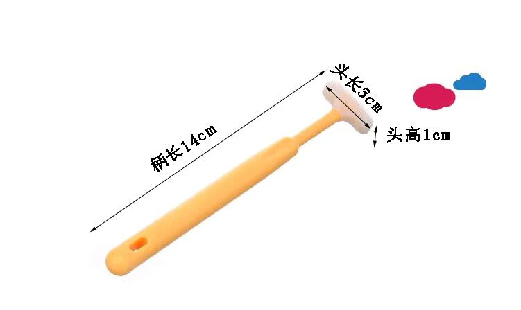 

Tongue Scraper Tongue Brush Cleaning Tongue Surface Oral Cleaning brush Cleaner Fresh Breath Adults Health Care for baby child