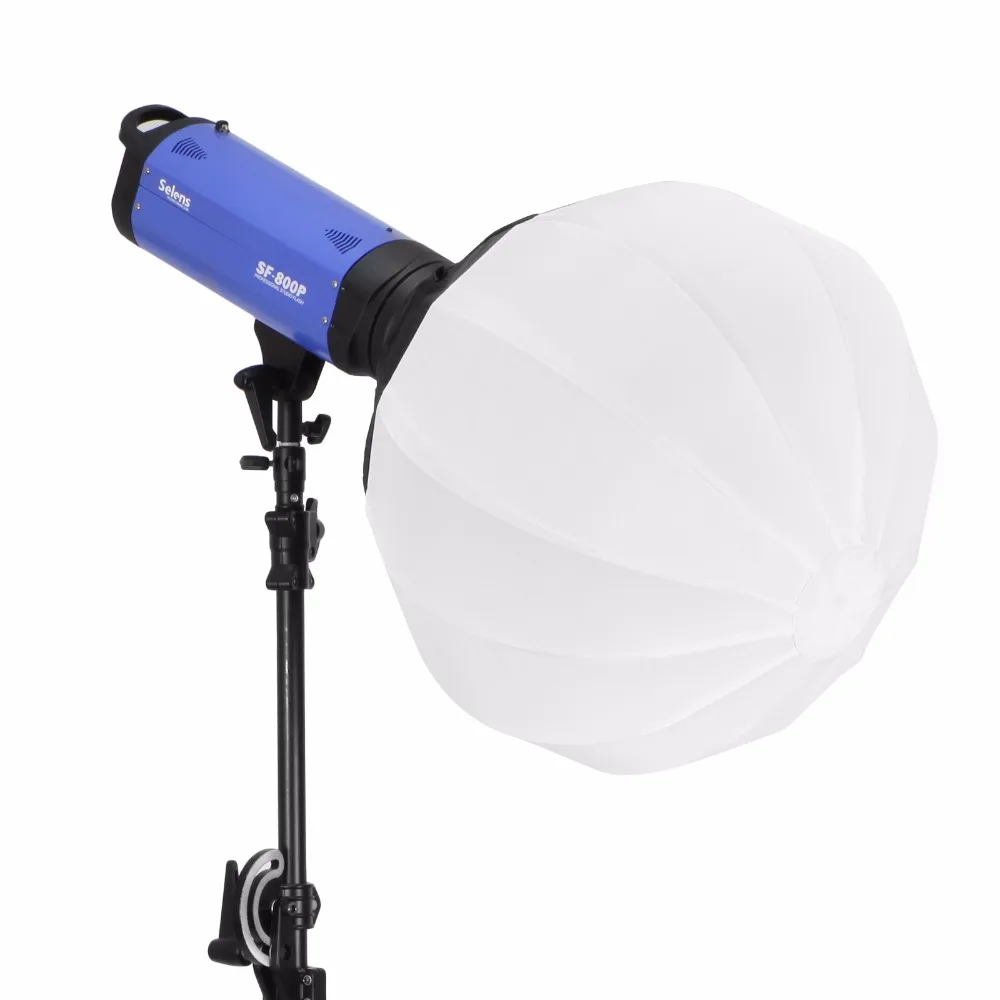 

Selens 50cm Collapsible Sphere Softbox Paper Lantern Ball Shape Globe Diffuser w/ Bowens Mount for Studio Flash Strobe