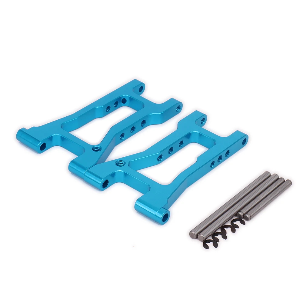Juego de brazo de suspensión inferior trasero, brazo izquierdo y derecho para coche Rc Hobby 1/10 HPI RS4 113698 6061-T6 CNC, juego de suspensión de aleación de aluminio