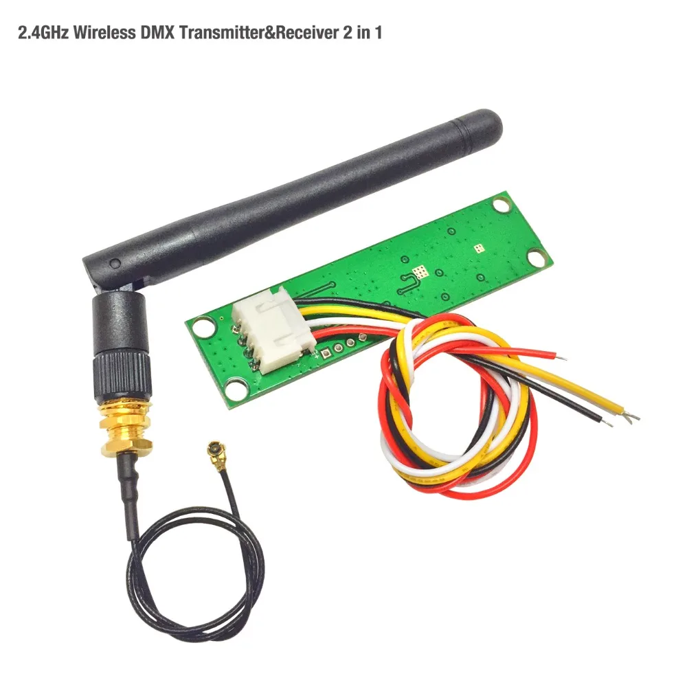 Wireless Dmx512 Controller One Transmitter And One Receiver PCB Module into the led stage lighting For Upgrade Stage Lighting