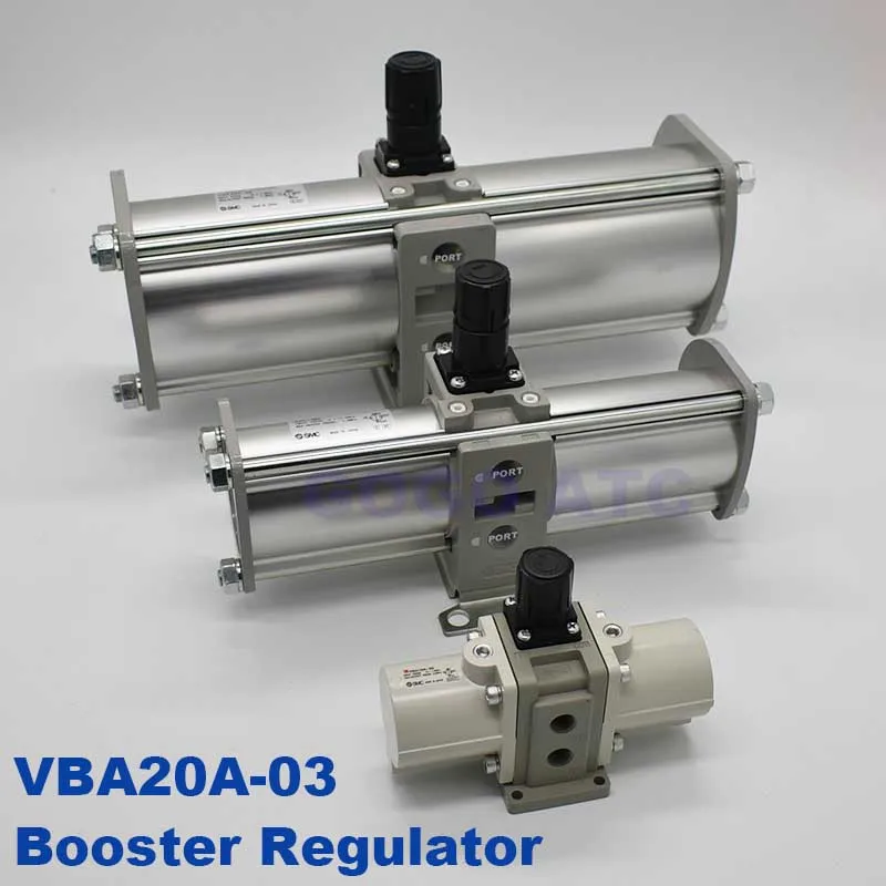 SMC VBA20A-03 Pneumatic booster regulator 3/8 for Industrial Air Tank Accessories VBA Combination Pressure Booster & Regulator