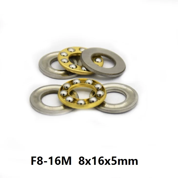 

100pcs F8-16M Axial Ball Thrust Bearing 8x16x5 mm miniature bearing Plane thrust ball bearing 8*16*5mm