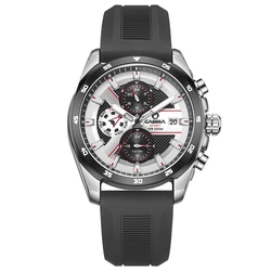 CASIMA Brand Luxury Fashion Watch For Men Sport Multifunction Chrono Rubber Strap Men's Watch Waterproof Quartz Watch #8311