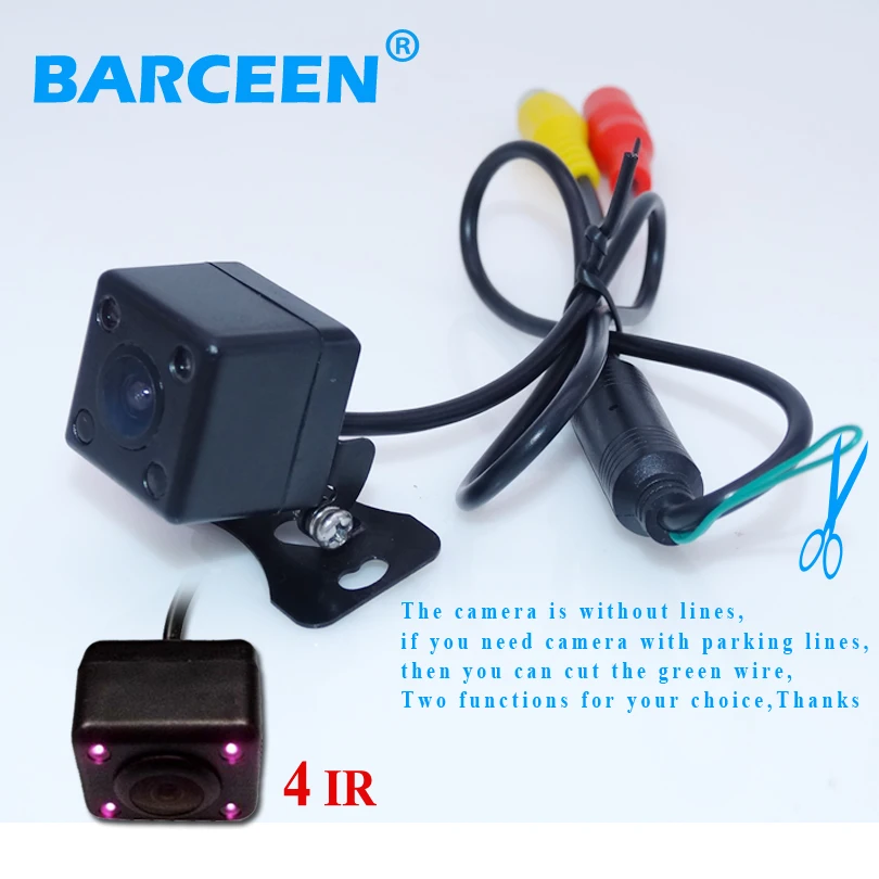 

New Arrival Waterproof Car Rearview Rear View Camera For Vehicle Parking Reverse System With 4 IR Leds Night Vision Free Ship