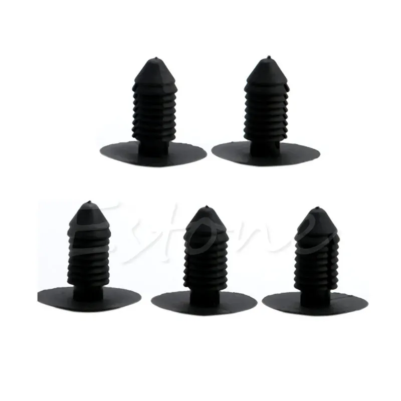 20Pcs Car Bumper Fender Plastic Rivets 10mm Hole Black Fasteners for Ford New hot