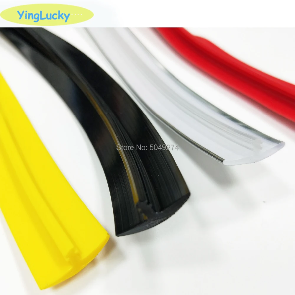 Yinglucky 32,8 Fuß (10 m) Länge, 16 mm/19 mm Breite, Kunststoff-T-Profil für Arcade-MAME-Spielautomaten, Chrom/Schwarz – Detail 13