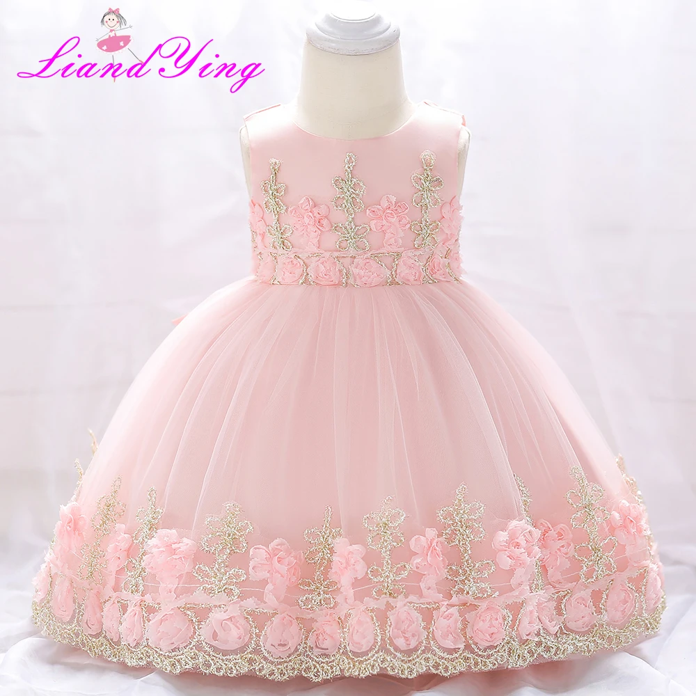 

Newborn Princess Girl Tutu Infant Dress Gorgeous Christening Gown First Birthday Party Baby Kids Dresses Toddler Girls Clothes