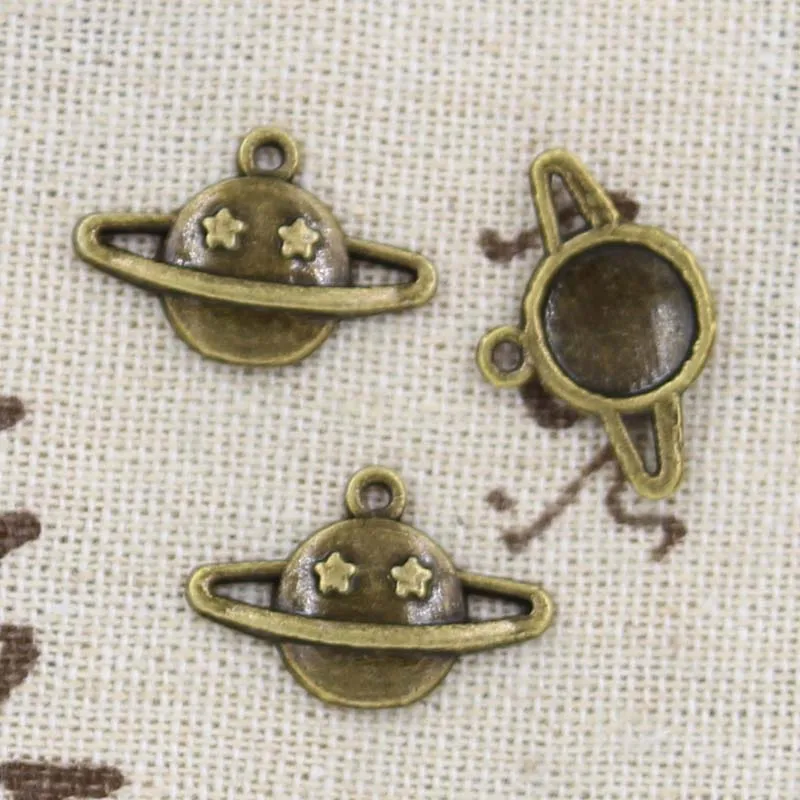 15pcs Charms Saturn Planet Spark Star 13x17mm Antique Making Pendant fit,Vintage Tibetan Bronze,DIY Handmade Jewelry