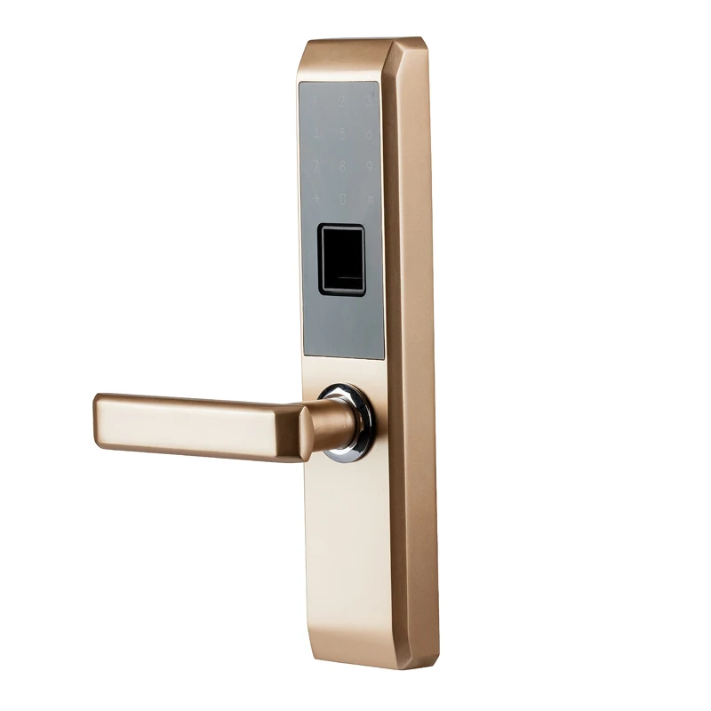 LACHCO 2020 Biometric Electronic Door Lock Smart Fingerprint, Code,Card, Key Touch Screen Digital Password Lock for home L18008S