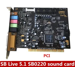 Original Creative SB Live5.1 sound card SB0220 sound card support KX drive, K song debugging for XP
