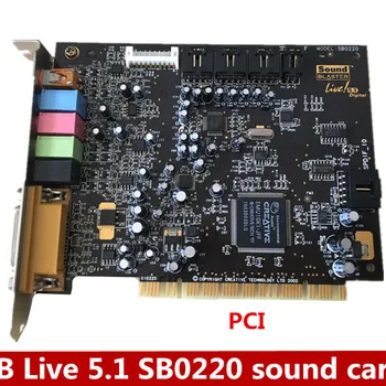 Original Creative SB Live5.1 sound card SB0220 sound card support KX driver, K song debugging for XP