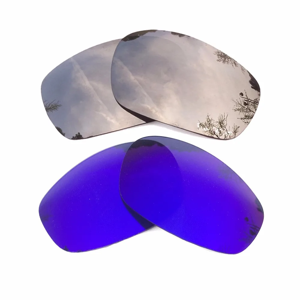 

Silver Mirrored & Purple Mirrored Polarized Replacement Lenses for Jawbone Frame 100% UVA & UVB