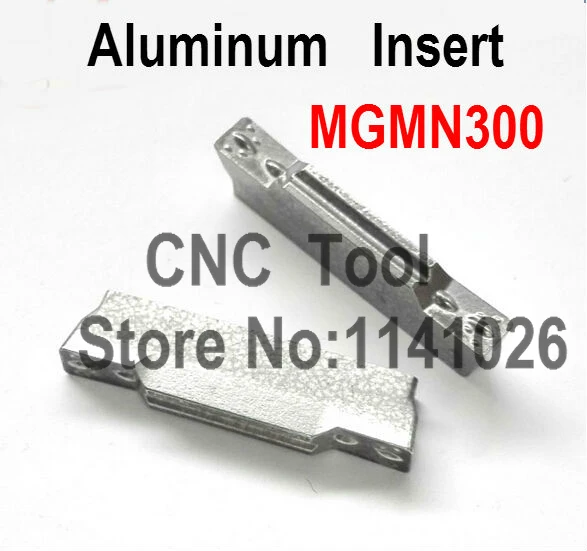 10PCS MGMN300 For Aluminum carbide turning insert ,Factory outlets,cutting insert,cnc,machine  for Grooving Holder MGEHR & MGIVR