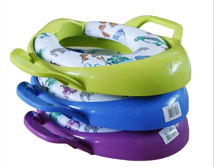 

Travel Folding Potty Seat Pad Portable Baby Toddler Toilet Training seat Cover Cushion Children Pot Chair Pad