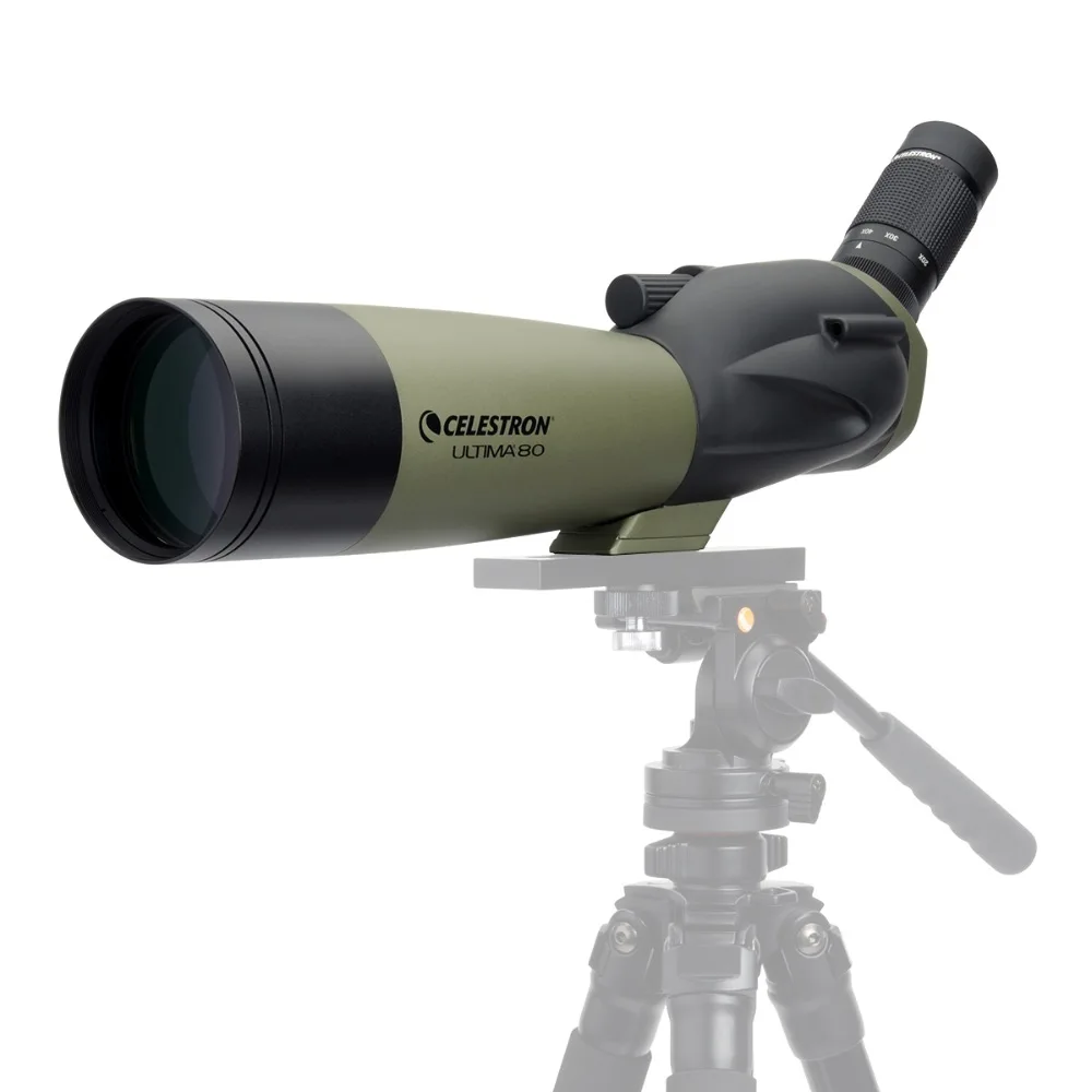 Celestron ULTIMA80 45 Degree Spotting Scope 20x-60x Zoom Telescope Multi-Coated Waterproof for Bird Watching Hunting Travel