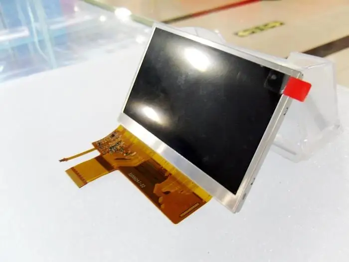 Tela de exibição lcd original inolux at043tn13, 4.3 polegadas