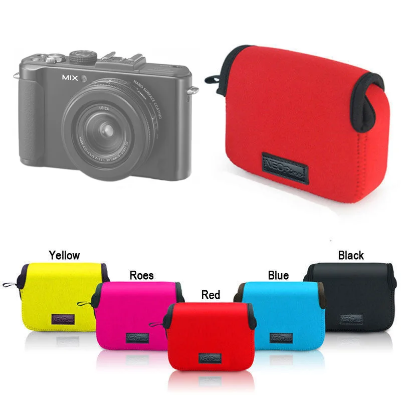 Neoprene digital Camera case bag for Panasonic LIMIX ZS60 ZS50 ZS45 ZS40 ZS30 ZS35 ZS10 ZS8 TZ8 TZ15 TZ11 DMC-LX10 pouch