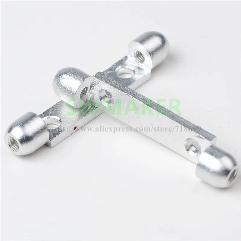 3D printer Reprap Delta Kossel fisheye effector connector 40mm/50mm Nylon/CNC fittings triangle models effector coupling