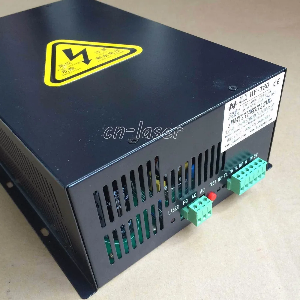 Industrielle 80 watt CO2 Laser Rohr + Netzteil AC110V Laser Engraver Cutter