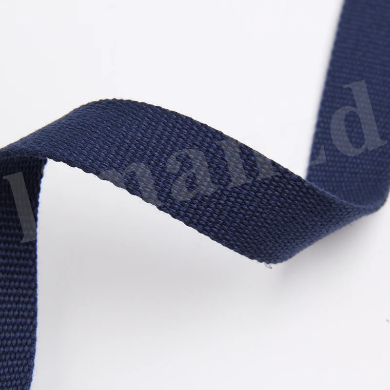 Polyester Cotton Webbing sp Line Cotton Belt Dark Blue 25mm