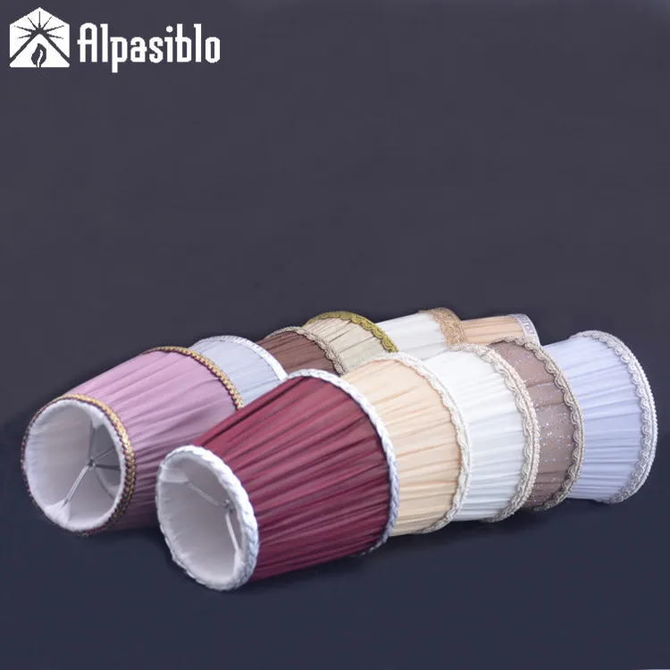 Fashion Chiffon Cloth Lampshade Cover Table wall Lamp Living Room Bedroom Light Customized Shade Multi-color for Home chandelier