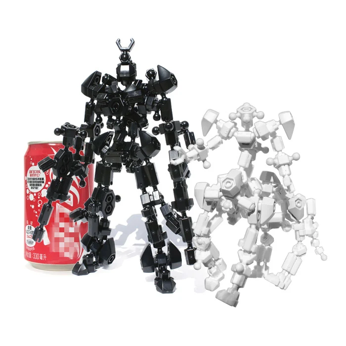 Engineering ABS 164 parts/set Army Building Block DIY Toy Transformers Robot Puzzles For Adults And Kids Puzzle Toys Decoration