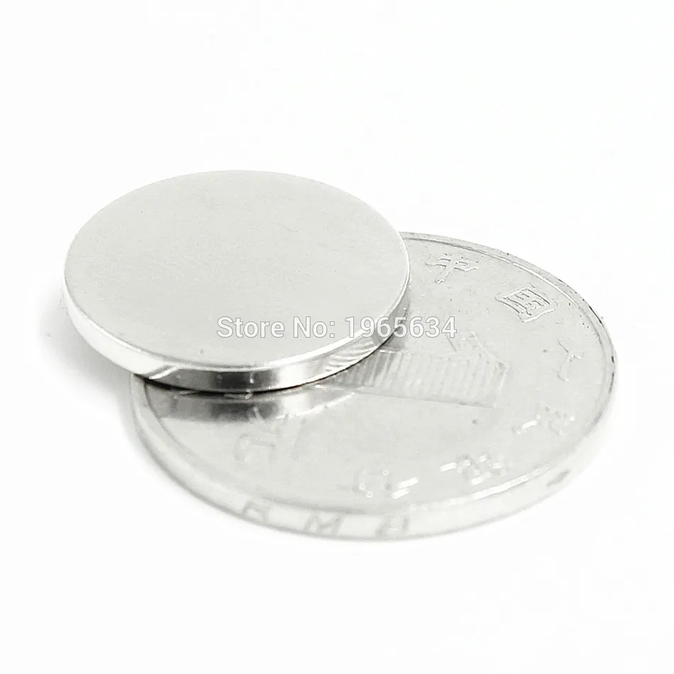 

500pcs Neodymium N35 Dia 18mm X 1.5mm Strong Magnets Tiny Disc NdFeB Rare Earth For Crafts Models Fridge Sticking 18x1.5mm