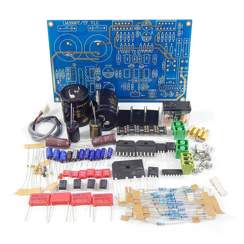 DC servo version LM3886 2.0CH power amplifier board kits CG version