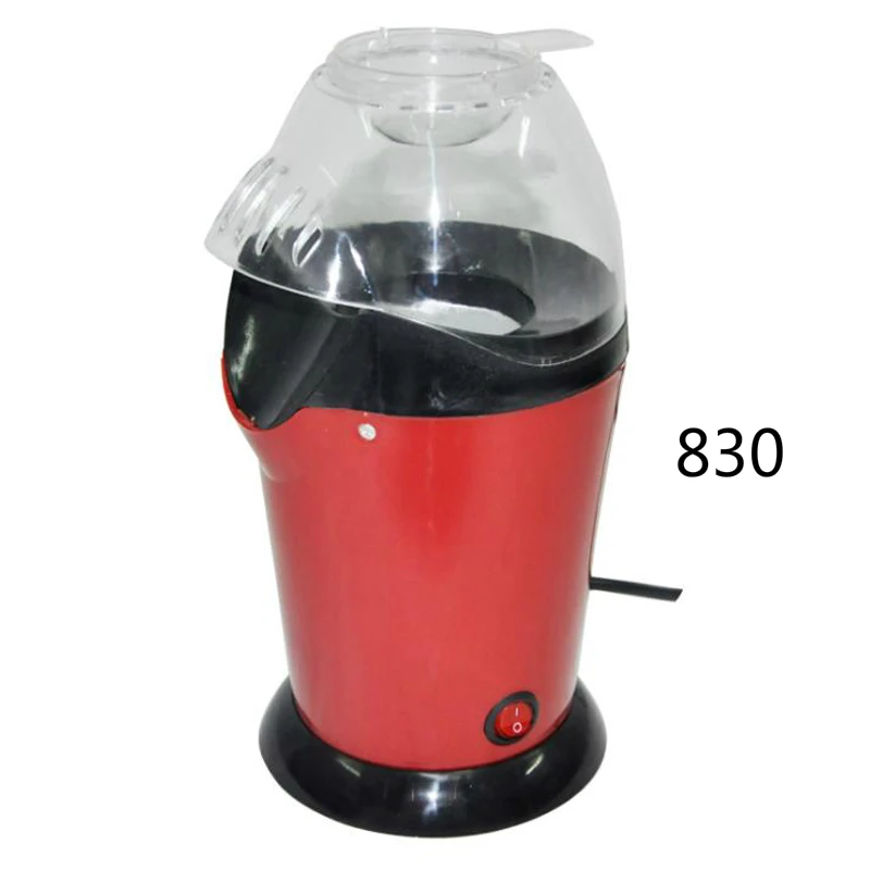 1200W 110v/220v Portable Electric Popcorn Maker Hot Air Popcorn Making Machine Kitchen Desktop Mini DIY Corn Maker