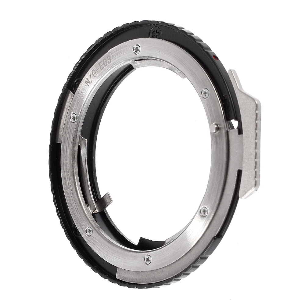 FOTGA-lente de foco manual, anel adaptador para Nikon AI G D S, Canon EOS EF EF-S, corpo da câmera DSLR
