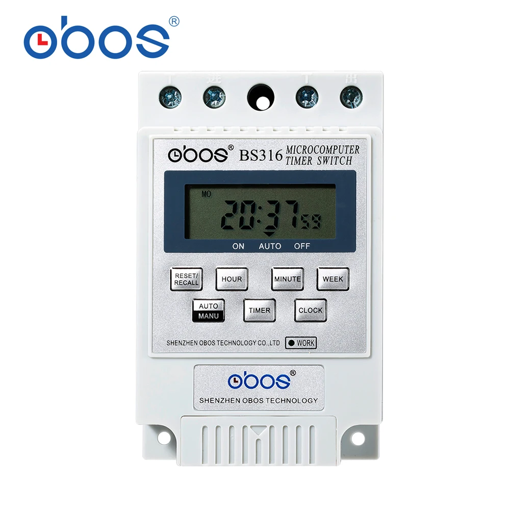 Timer BS316 (KG316T) Intelligente Mikrocomputer Programmierbare Elektronische Timing Schalter Relais Controller Verschiedene Spannung Auswahl