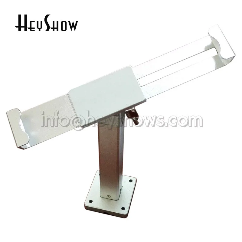 Metal Tablet PC Display Stand for Samsung 7-10.5 Inch Flexible iPad Security Holder Lock Enclosure with Keys