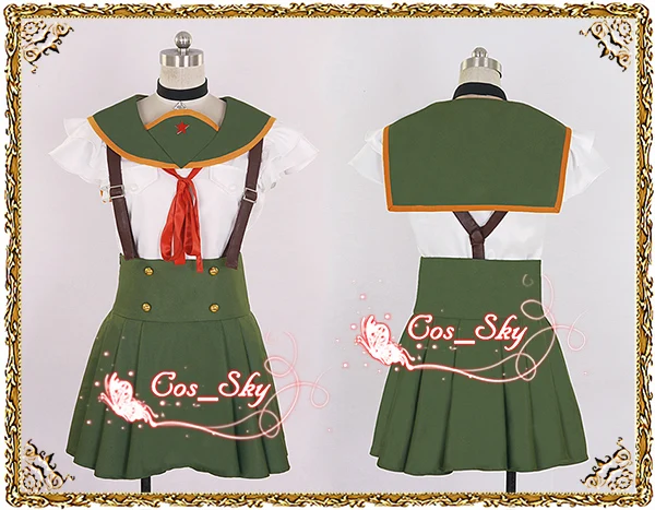 

Gakkou Gurashi! School-Live! Kurumi Ebisuzawa Girl's Dress Set Cosplay Costume