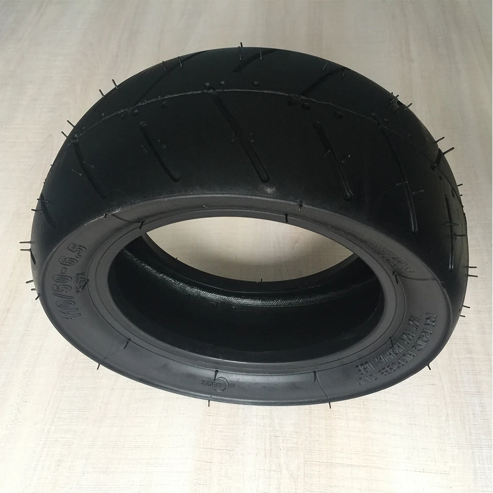 Rear Tubeless Tire 110/50-6.5 49cc Electric Scooter Mini Moto Dirt Bike Tyres Electric Scooter Accessories with Tube 110 50 6.5