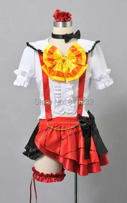 Love Live Bokura wa Ima no Naka de OP1, uniforme Kousaka Honoka, Tops, vestido, disfraces de Cosplay de Anime