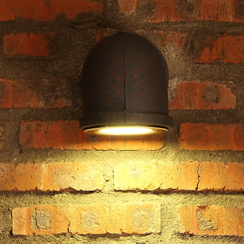 Nordic Loft Industrial Feng Shui Pipe Wall Lamp, Retro LED Wall Lamp, Creative Restaurant Cafe Net Coffee Aisle Wall Light