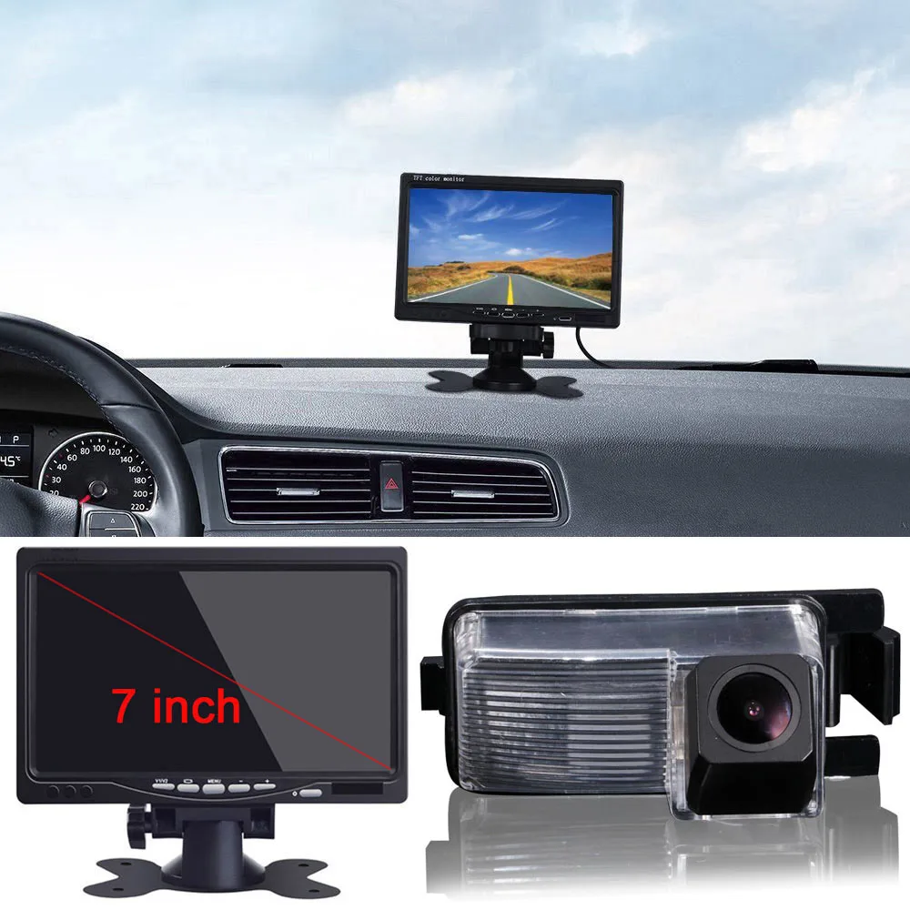 

For Nissan Tiida Livina cube fairlady 350Z 370Z skyline Car Rear View Back Reverse Camera and 7inch Monitor Display LCD