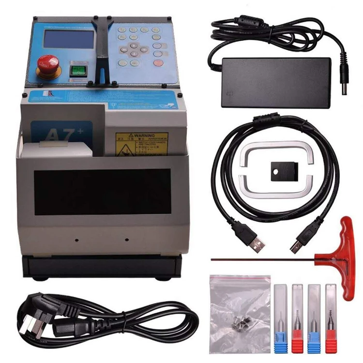 Nieuwste Automatische MIRACLE-A7 + Key Snijmachine Miracle A7 Volledige Automatische Elektronische Drie-Bijl A7 Sleutel Snijmachine
