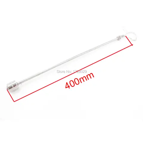 304 스테인리스 스틸 액체 수위 센서, 수평 액체 플로트 스위치, 400mm 길이