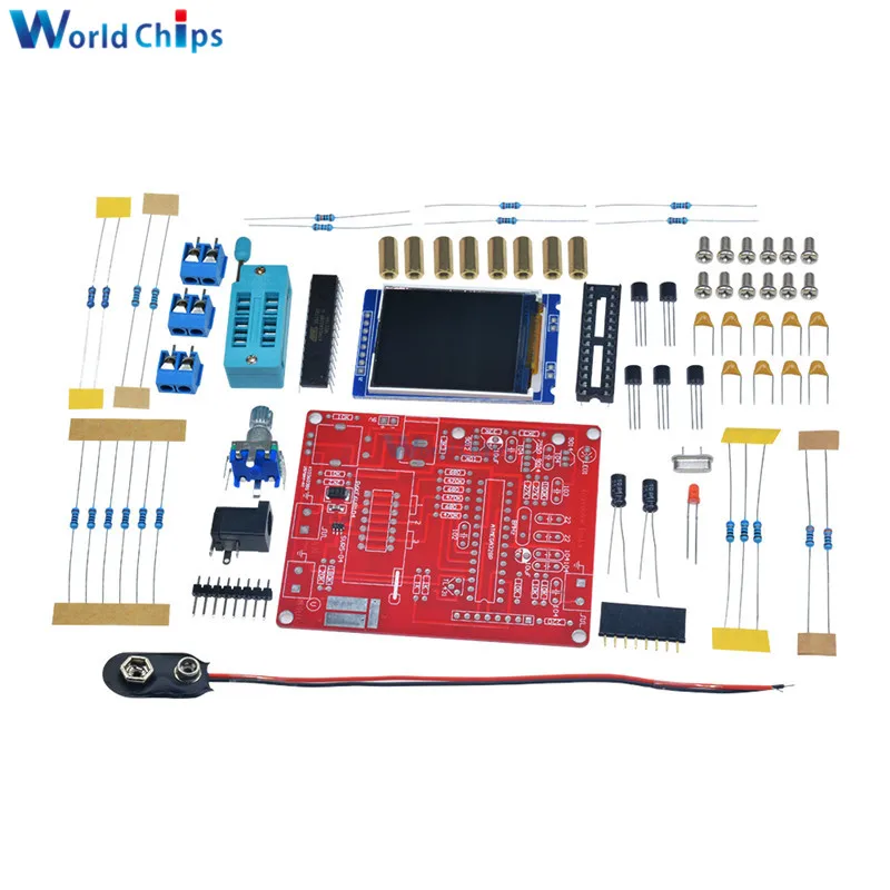 TFT GM328 Mega328 Transistor Tester LCR meter Square wave Signal Generator DIY Kit