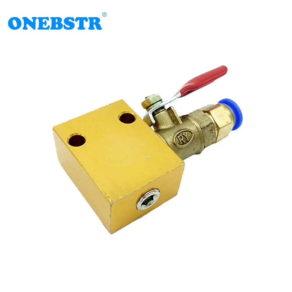 Engraving Machine Parts Control Valve Installation Ball Valve Water Mouth Precision Throttle Valve 8mm Pipe