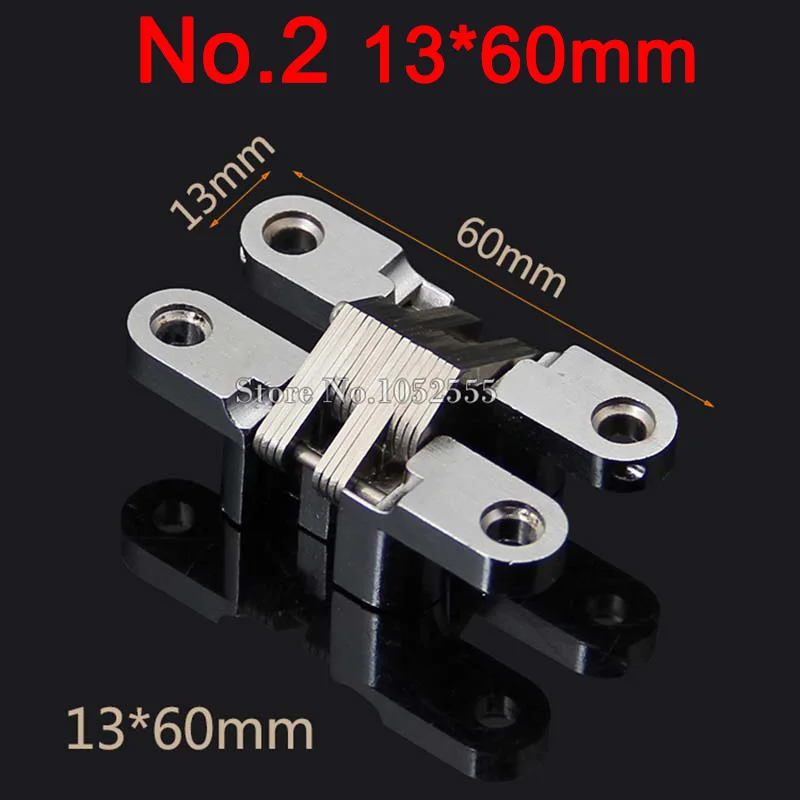 

DHL Shipping 100PCS Hidden Cross Hinges Invisible Concealed Hinges Folding Door Hinges Durable