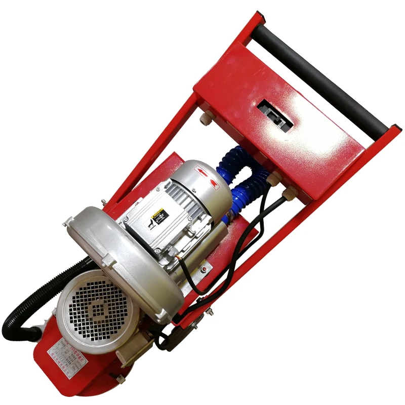350 máquina rectificadora de suelo pequeño, pulidora de suelo de hormigón, máquina rectificadora al vacío, profundidad de molienda ajustable 380V/220V