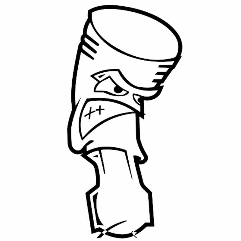 

Angry engine piston design, car windows, bumpers, motorcycle accessories, decorative vinyl car stickers