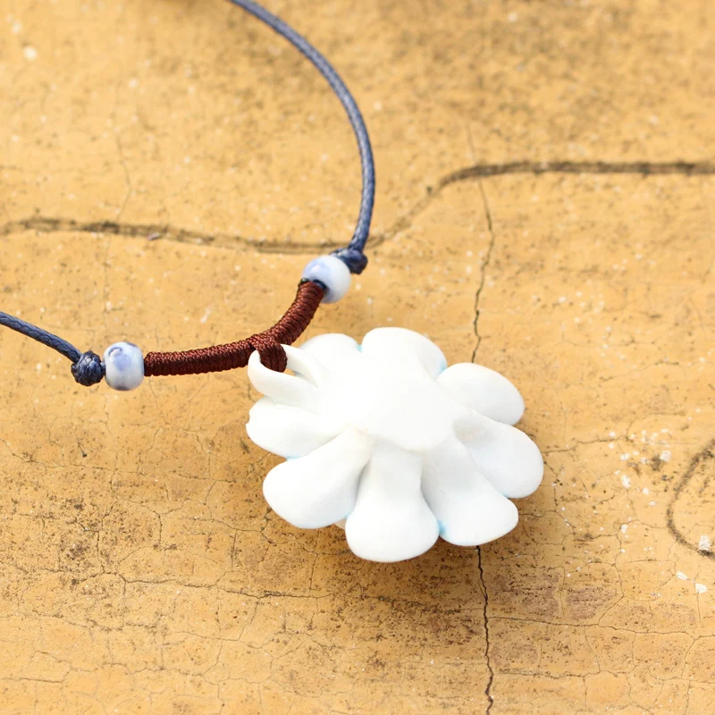 New fashion women\'s ceramic classic necklaces & Pendants DIY handmade necklace for women Christmas Gift #1149
