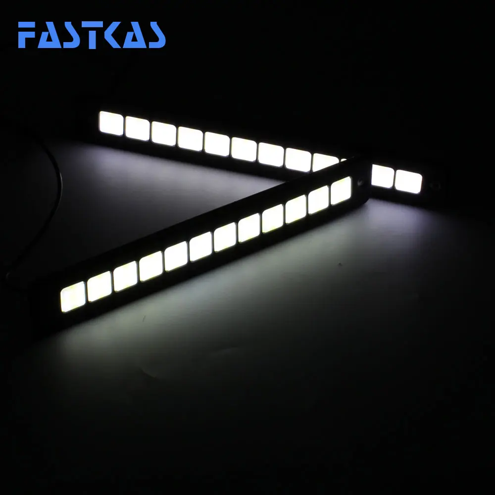 12v Daytime Running Light 100% Waterproof COB LED Day Light Fog Light Turning Signal Flexible Cars Running Lights for Motor ATV