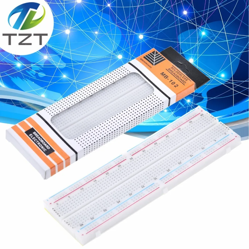 Breadboard 830 punkt Solderless PCB deska do chleba MB-102 MB102 Test opracowanie DIY dla arduino