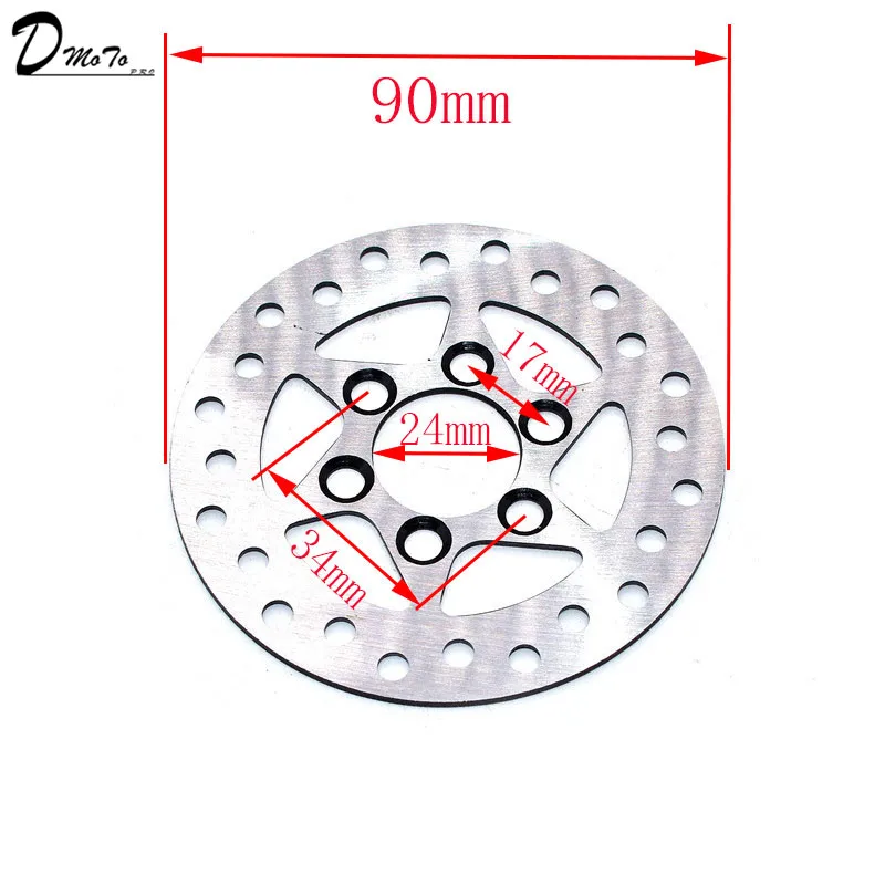 90MM Outside diameter Small Brake Disc Plate for Scooter Mini Bike Motorcycle