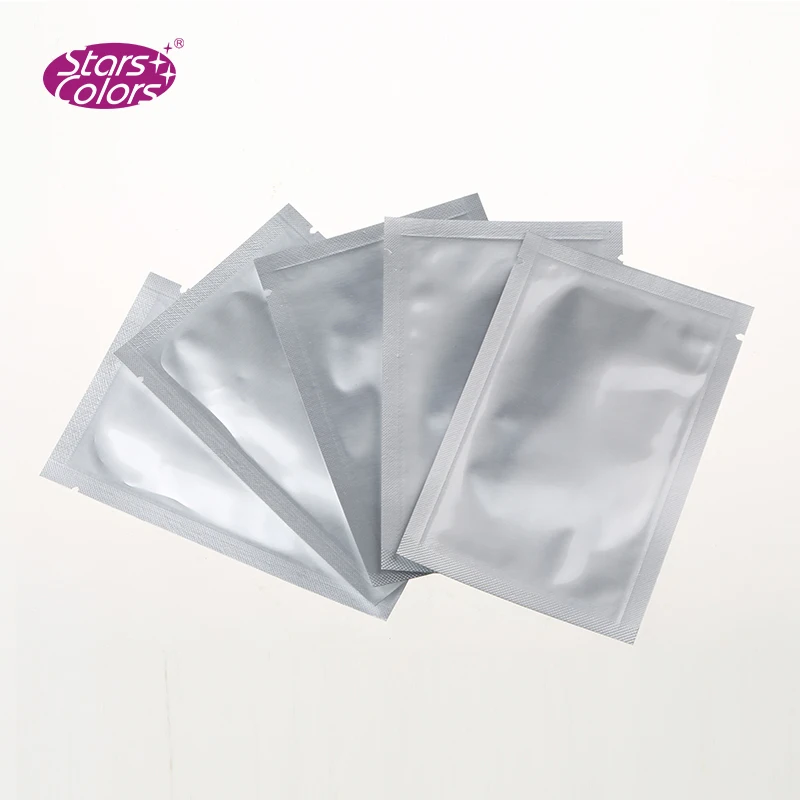 Top selling Thin gel eyelash patch flexible 100 pairs/box Silver Pack Lint Gel Under special Patch Collagen Hyaluronic eye pads