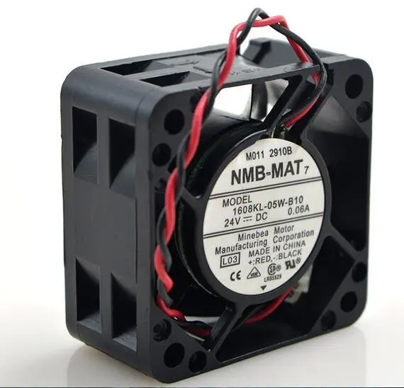 NMB  1608KL-05W-B10  4020 0.06A 4cm 24V dual ball chassis inverter fan